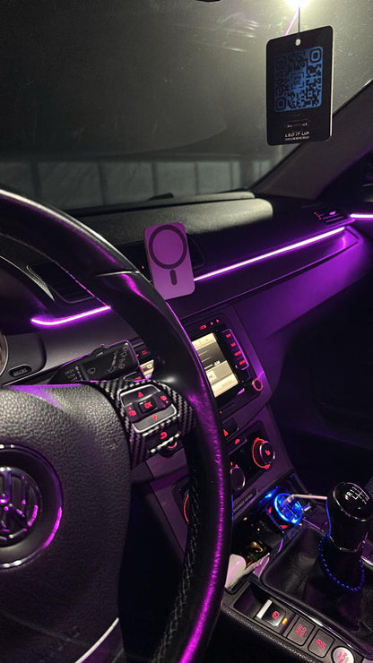 Kit 18 in 1 lumini ambientale interior auto dinamice RGB Symphony