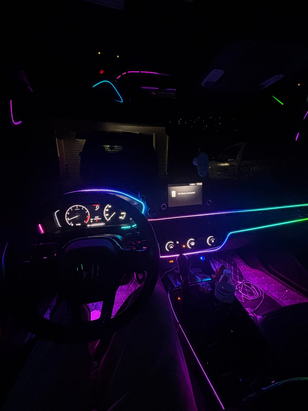 Kit 18 in 1 lumini ambientale interior auto dinamice RGB Symphony